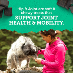 Zuke’s Hip and Joint Support Dog Treats for Adult Dogs of All Sizes, Senior Dog Treats made with Real Chicken