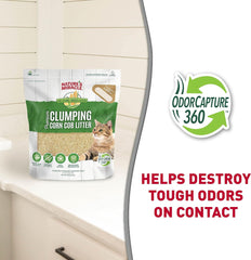Nature’s Miracle Premium Clumping Corn Cob Litter, Made With Real Corn Cob For Fast-Clumping Litter For Multi-Cat Households