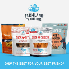 Farmland Traditions The Good List Air-Dried Dog Food, Premium Beef & Bone Broth for Dogs, Protein Rich & Grain-Free Nutrition