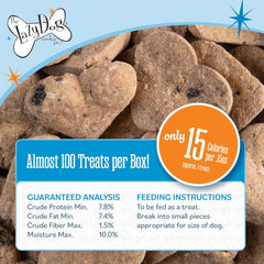 The Lazy Dog Cookie Co. Crunchy Dog Treat, Molasses Crisped Blueberry Oat, Cookies for Small, Medium and Large Dogs, Wheat-Free, Soy-Free, Corn-Free, Made in The USA, 14 oz. Box (Pack of 1)