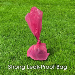 HERO PET Dog Poop Bags | Strong, Leak Proof Dog Waste Bags | 9 x14 Inches, 60 Assorted Color Bags