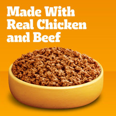 Pedigree Adult Canned Wet Dog Food Chopped Ground Dinner Combo with Chicken, Beef & Liver Flavor, 22 oz. Cans EA