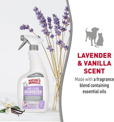 Nature’s Miracle Air Care Deodorizer Air, Fabric and Surface Spray, 24 Ounces, Pet Odor Eliminator