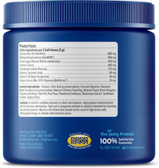 Zesty Paws Mobility Bites Joint Supplement for Dogs - Soft Chews with Glucosamine for Dogs, Chondroitin, & MSM + Vitamins C and E - Adv Chicken - 90 Count