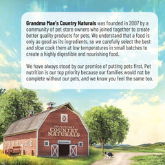 Grandma Mae’s Country Naturals Dry Dog Food, Farmhouse Blend Formula, Pork, Fish & Brown Rice, Slow Cooked & Nutrient Dense