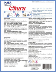 INABA Churu Cat Treats, Lickable, Squeezable Creamy Purée Cat Treat with Green Tea Extract & Taurine, 0.5 Ounces Each Tube, 20 Tubes, Tuna Variety