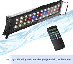 Aqueon Optibright Plus LED Fish Tank Aquarium Lighting System with Remote Control