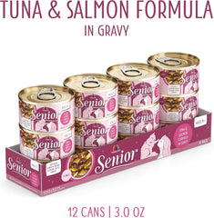 Weruva Cat Senior, Tuna and Salmon Formula in Gravy