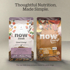 Now Fresh Good Gravy, Bone Broth Coated Kibble, Dry Dog Food, Chicken Adult Recipe with Grains, All Breed Size