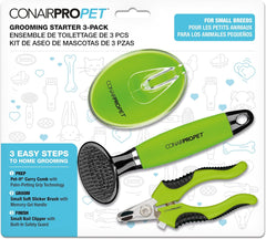 CONAIRPROPET Small Grooming Starter Value 3-PK