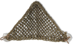 PENN-PLAX Reptology Lizard Lounger Corner Triangle – 100% Natural Seagrass Fiber – Great for Bearded Dragons, Anoles, Geckos, Iguanas, and Other Reptiles