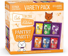 Weruva Cats in the Kitchen, Pantry Party Pouch Variety Pack in Gravy Cat Food