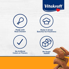 Vitakraft Meaty Morsels Mini Treats for Dogs - Chicken with Sweet Potatoes - Super Soft Dog Treats for Training