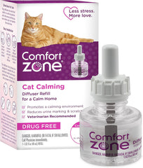 Comfort Zone Pack Cat Calming Diffuser Refills; Pheromones Help Cat Anxiety