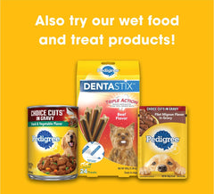 PEDIGREE Small Dog Complete Nutrition Small Breed Adult Dry Dog Food Grilled Steak and Vegetable Flavor Dog Kibble