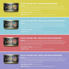 Tiki Cat After Dark Pate+, Variety Pack, with High Moisture Broth for Optimal Hydration, Wet Canned Cat Food