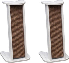 Petpals Pack of 2 Cat Sofa Corner Protector with Built-in Sisal Cat Scratcher, Scratching Pad - Wafer, Medium