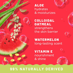 TropiClean 2-in-1 Dog Shampoo and Conditioner, Moisturizing Dog Detangler, Puppy Safe, Made in the USA, Watermelon Scent, Cat & Kitten Safe