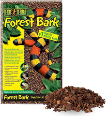 Exo Terra Forest Bark Natural Terrarium Substrate, PT2754 | 100% Natural Fir Bark for Reptiles | Hygroscopic Moisture Control | Ideal for Humidity-Loving Reptiles | Encourages Digging Behavior