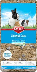 Kaytee Clean & Cozy Natural Paper with Extreme Odor Control Bedding, Made with 100% Recycled Paper