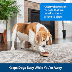 PetSafe Busy Buddy Slab o’ Sirloin Dog Toys – Treat Ring Holding Chew Toy – BPA Free Rubber – Beef Scented – Interactive Pet Puzzle for Boredom or Separation Anxiety – Small to Medium Dogs