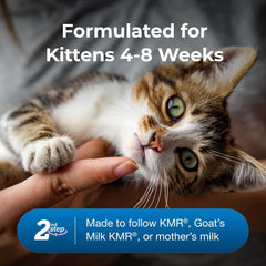 PetAg KMR 2nd Step Kitten Weaning Food - 14 oz - Powdered Kitten Weaning Formula with DHA, Natural Milk Protein, Vitamins & Minerals for Kittens 4-8 Weeks Old - Easy to Digest