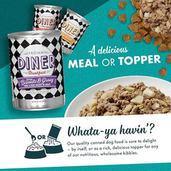 Fromm Diner Breakfast Betty's Biscuits & Gravy Pork & Eggs Recipe in Gravy Dog Food - Premium Wet Dog Food - Pork Recipe - Case of 12 Cans