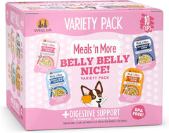 Weruva Meals 'n More Natural Wet Dog Food, Belly Belly Nice! Digestive Support Variety Pack(Pack of 10)