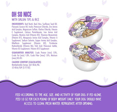 Weruva Best Fido Friend Fun Size Meals for Dogs, Oh So Nice 2.75-oz(Pack of 12)