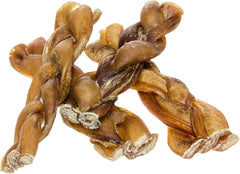 Redbarn Braided Bully Sticks for Dogs - Natural, Grain-Free, Highly Palatable, Long-Lasting Dental Chews Sourced from Free-Range, Grass-Fed Cattle