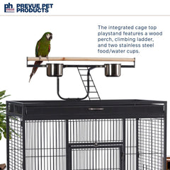 Prevue Pet Products Signature Series Select Wrought Iron Cage - 36x24x66 Color: Coco