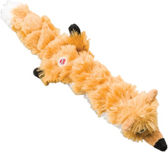 Skinneeez Extreme Quilted Fox - Durable, Stuffing Free Dog Toy with 4 Layers of Diamond Stitched Fabric & 2 Squeakers- Ideal for Medium and Large Aggressive Puppies and Dogs