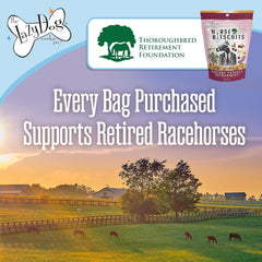 The Lazy Dog Cookie Co. Bitscuits, Horse Treats, Alfalfa, Flax & Peppermint, Pocket Size Biscuits for Horses & Ponies, All Natural Horse Cookies, Made in USA, 14 oz. Bag (Pack of 1)