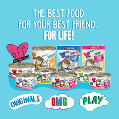Weruva B.F.F. OMG - Best Feline Friend Oh My Gravy!, Shazaam! with Lamb & Tuna in Gravy Cat Food