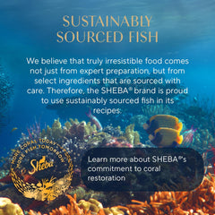 Sheba Perfect Portions Wet Cat Food Cuts in Gravy Variety Pack, Roasted Chicken Entree, with Sustainable Salmon, and Tender Turkey Entree 2.6-oz(Pack of 24)