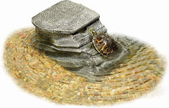 Zilla Reptile Habitat Décor Basking Platform Filter, Small, 10-20G