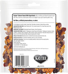 Kaytee Natural Snack with Superfoods For Pet Guinea Pigs, Rabbits, Hamsters, and Other Small Animals, Sweet Potato & Cranberry, 3 Ounces