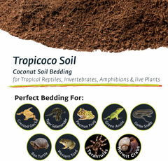 Galápagos Tropicoco Soil Brick Natural Coconut Soil Bedding