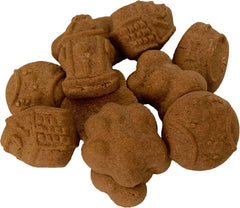 Claudia's Canine Bakery 3 Flavor Dog Biscuit Assortment, 13 Ounces, Carob Apple & Pumpkin Flavors, Baked Fresh in The USA