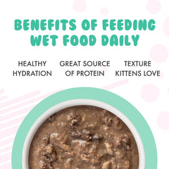 Weruva Kitten, Chicken & Tuna Formula in Gravy 3-oz Pouch(Pack of 12)