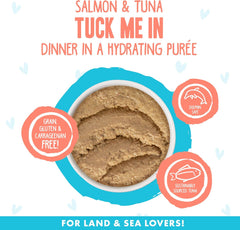 Weruva B.F.F. Play - Best Feline Friend Paté Lovers, Aw Yeah!, Salmon & Tuna Tuck Me in with Salmon & Tuna