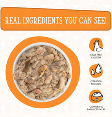 Weruva Dogs in The Kitchen, Goldie Lox with Chicken & Wild-Caught Salmon Au Jus Dog Food (Pack of 12)