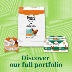 NUTRO Perfect Portions Adult Wet Cat Food Grain Free Chicken & Liver Paté Entrées 2.6 oz, 24 pk