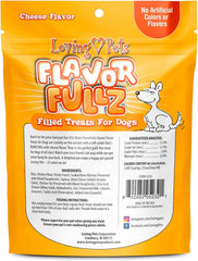 Loving Pets Flavorfullz Filled Treats for Dogs, Cheese