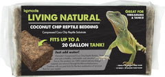 Komodo Coconut Coir Chip Brick | 100% Natural Coconut Coir Reptile Terrarium Habitat Bedding | Retains Moisture for Regulating Humidity | Fits up to a 20 Gallon Tank