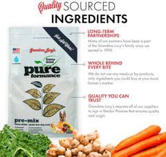 Grandma Lucy’s® Pureformance™ Freeze Dried Grain Free Pre-Mix Recipe Dog Food