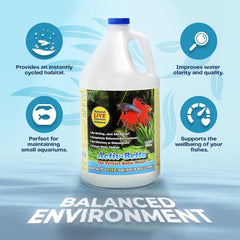 Bio-Activ Live Betta Water - 1 Gallon - Instant Cycling, No Chlorine, Balanced Formula with Live Bacteria for Freshwater Aquariums