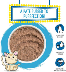 Weruva Slide N' Serve Paté Wet Cat Food, Jeopurrdy Licious Chicken Dinner (Pack of 12)