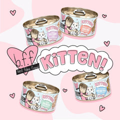 B.F.F. Kitten Food, Cuddle Buds with Chicken & Salmon in Gravy