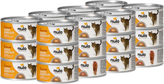 Nulo Freestyle Cat & Kitten Wet Pate Canned Cat Food, Premium All Natural Grain-Free, with 5 High Animal-Based Proteins & Vitamins to Support a Healthy Immune System and Lifestyle 5.5 Oz (Pack of 24)